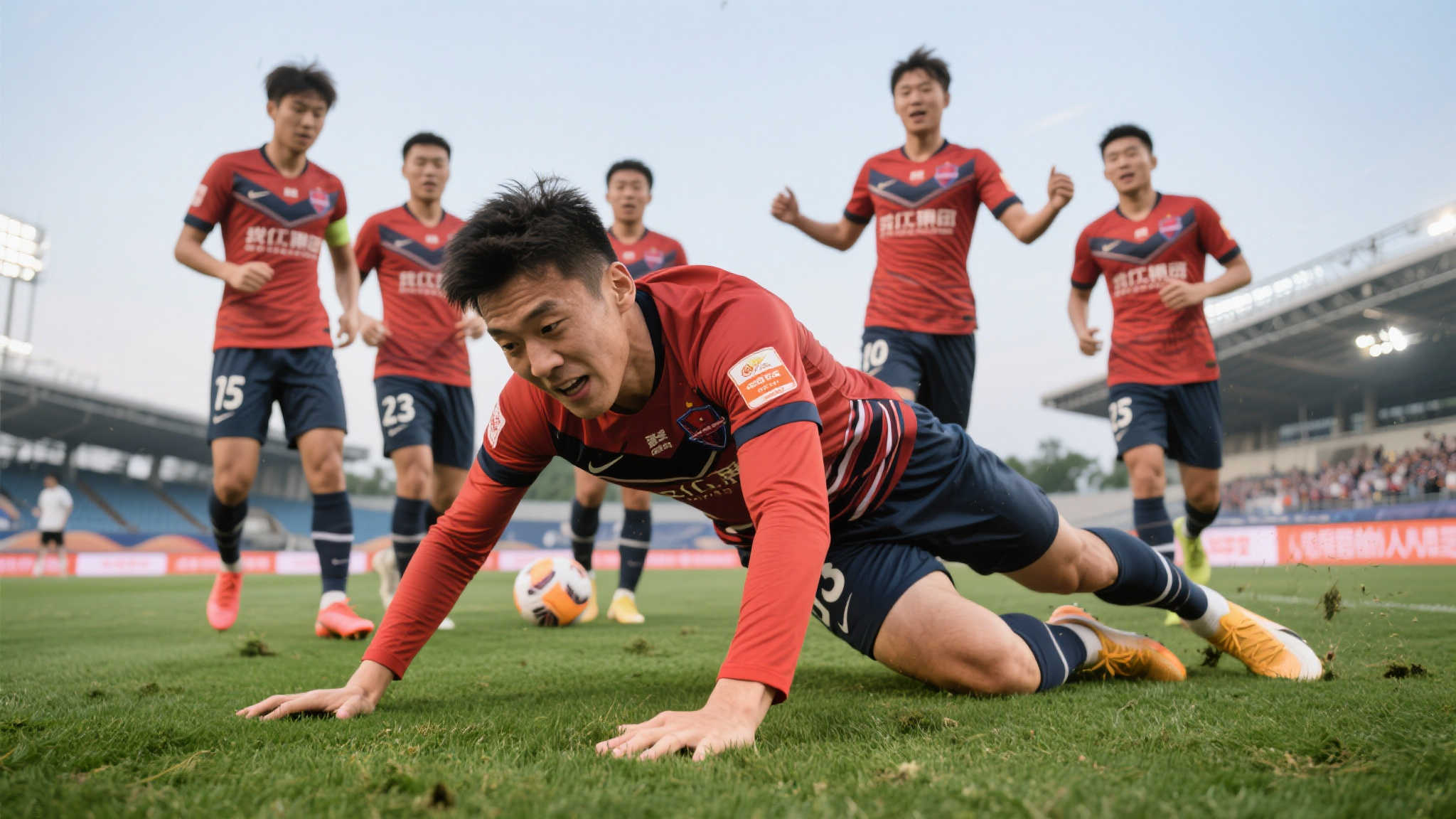 16岁盐城小哥,热血门将! 一次又一次摔倒,一回又一回爬起——这种精神也逐渐感